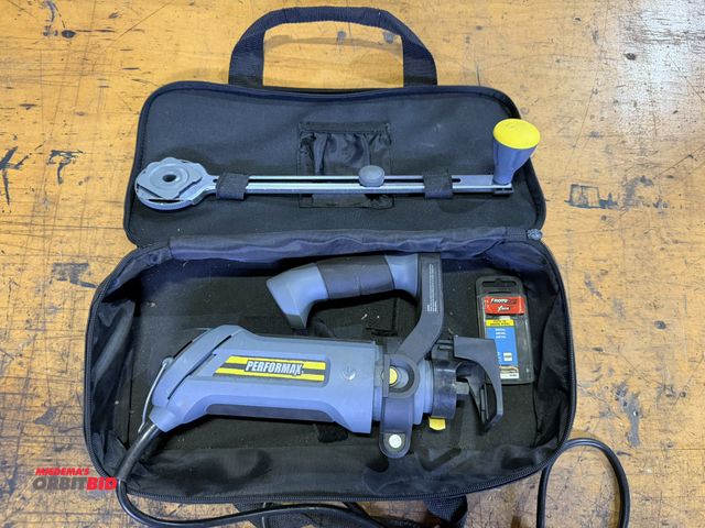 Lot 1-18508 - (1) Performax, item #241-0968, 120V, cut-out saw (10,000-30,000 RPM capacity), with bag.