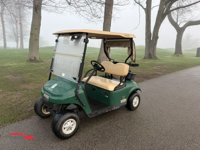 Lot 1-19340 - (1) 2015 E-Z-Go golf cart with a Kawasaki gas engine, includes canopy, ball cover, club cover, fold-...