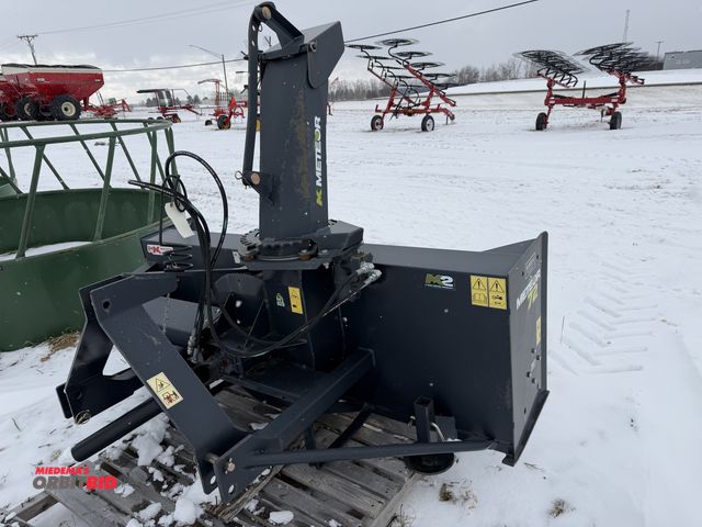 Lot 1-11745 - (1) MK Martin Enterprise Meteor 72 snowblower, model SB72, S/N G3315, 72" wide, 3 point hitch hookup...