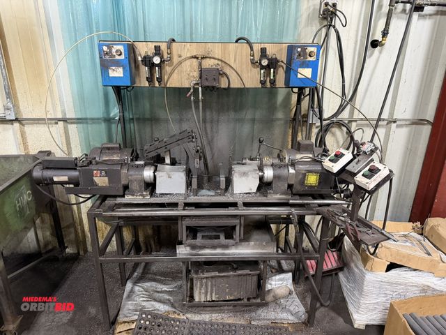 Lot 1-18664 - (1) custom built drill machine with Dumore Series 60-021 drill units, push button start/stop, joysti...