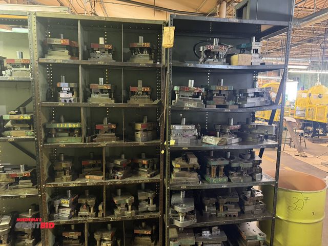 Lot 1-18647 - Lot including (1) 36" width x 87" height x 18" depth bolt-together steel shelving unit, and (1) 36" ...