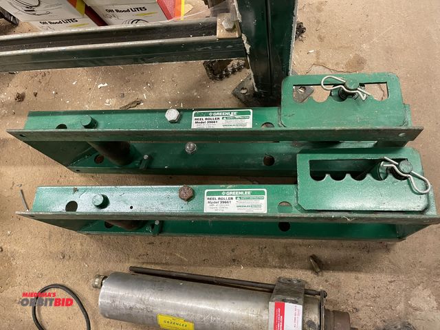 Lot 1-6246 - (2) Greenlee reel rollers, model 39661.
