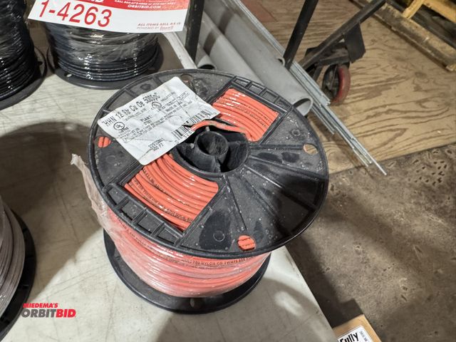 Lot 1-4264 - (1) new 500' spool of THHN #12, orange.