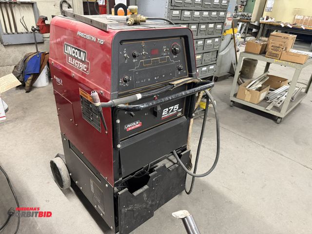 Lot 1-854 - (1) Lincoln Electric 275 Precision TIG welding power unit, model K2618-1, 208-230/460V, single phase...
