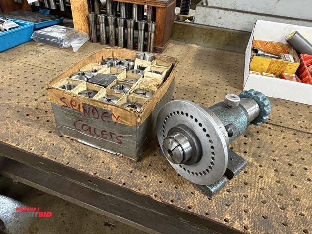 Lot 1-6349 - (1) 5C collet indexer with assorted 5C collets.