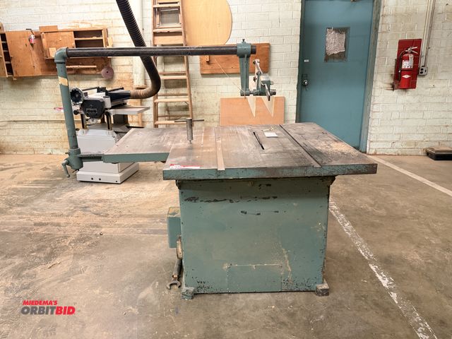 Lot 1-7267 - Tannewitz Xj Dual Arbor Sliding Table Saw 5Hp, 3600 (Rpm) 220-440V, 3 Phase, 60 Cycle. 36 Frame S/N....
