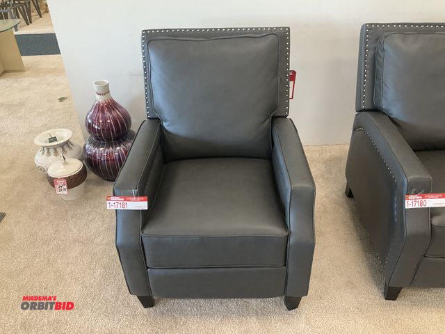Lot 1-17181 - Leather living room chair