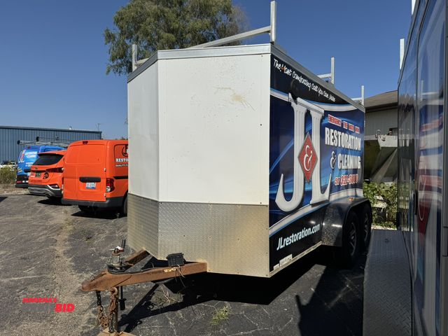 Lot 1-427 - 2017 Legend Mfg. STV6X13TA35 Enclosed Trailer dual axle, electric trailer brake away system, keyed m...