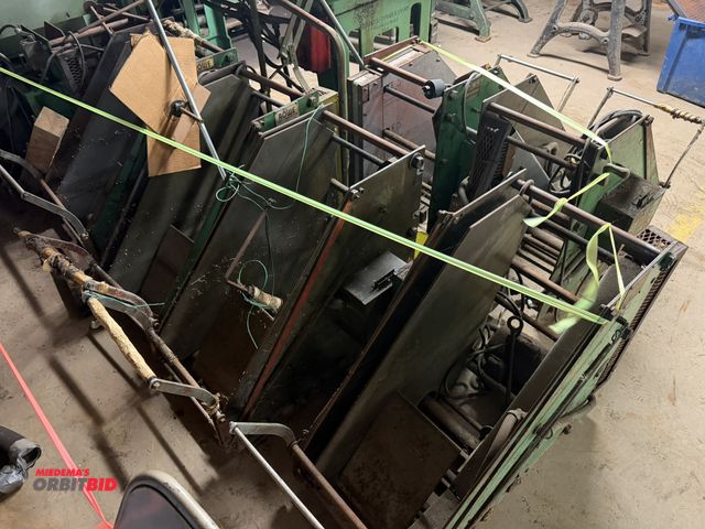 Lot 1-18501 - Lot of (8) Rowe Machinery and Manufacturing Company material decoilers, said to be in working condit...