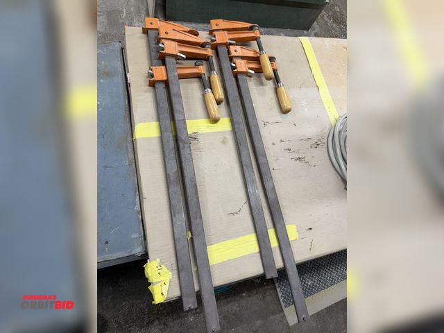 Lot 1-16435 - Lot of (4) Jorgensen steel bar clamps, model 4501/4503, 36" long.