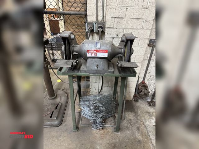 Lot 1-7178 - Cincinnati Koa 102 Dual Ended Bench Grinder, 480V, 3-Phase, 1750Rpm