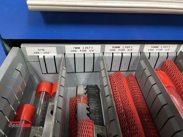 Lot 1-19331 - Large lot of assorted high speed steel Keyway broaches, 3/16", 7mm, 10mm, 14mm, 16mm, 20mm, and much...