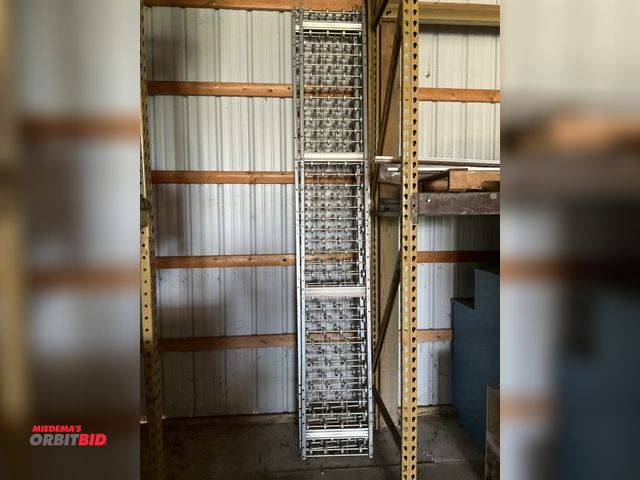 Lot 1-12010 - (2) 16” wide by 10’ long roller conveyor sections.