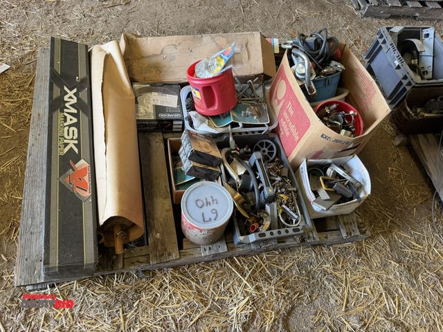 Lot 1-8538 - Large lot of miscellaneous items, includes X-Mask masking paper, assorted nuts, bolts, washers, anch...