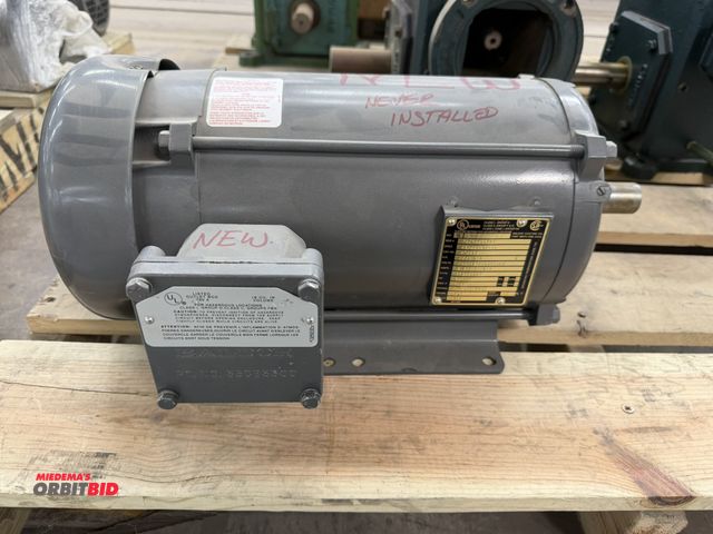 Lot 1-16795 - (1) Baldor Cat #D70417, 1/2 HP, 230/460V, 3 phase electric motor, said to be new.
