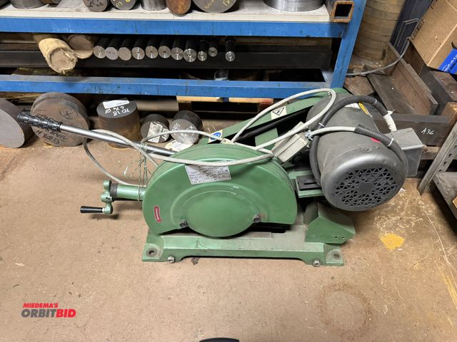 Lot 1-12476 - (1) 12" capacity, 3 HP abrasive chop saw (208-230/460V, 3 phase electric motor), working condition u...