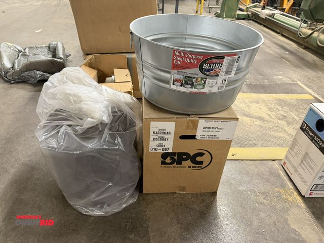 Lot 1-16984 - (1) box of SPC spill roll, and (1) Universal heavy weight 15" x 150' pack of oil absorbent pads, and...