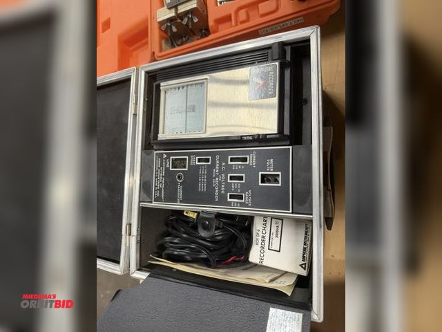 Lot 1-16960 - (1) Amprobe recorder with attachments and case.