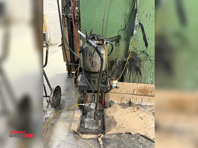 Lot 1-17246 - (1) Graco, model unknown, airless paint sprayer with cart, working condition unknown.