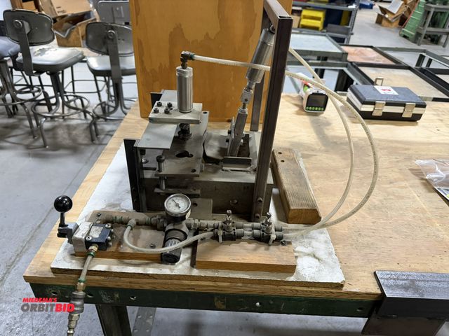 Lot 1-18967 - (1) custom built pneumatic press.