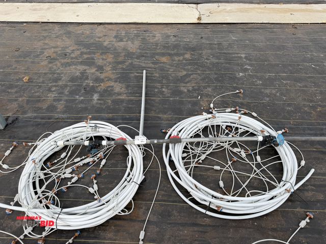 Lot 1-9944 - (1) Netafim Irrigation System, (2) 96' lines with valves, includes drops, irrigation line is 1 year ...
