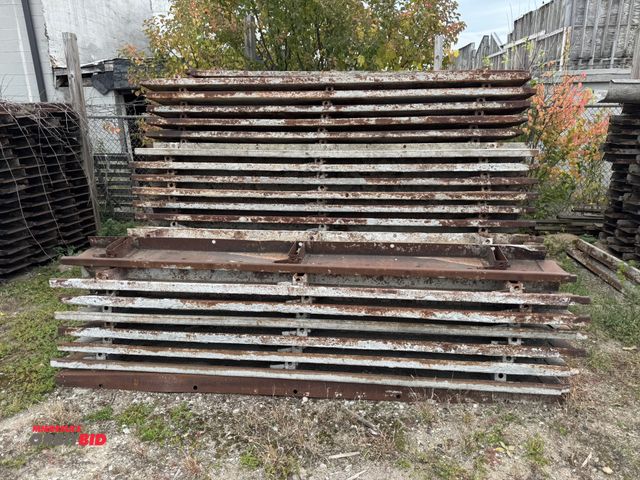 Lot 1-18413 - Lot of approx. (152) 12" steel concrete forms.