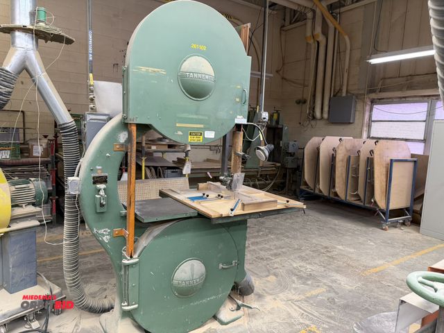 Lot 1-16105 - (1) Tannewitz, model GH, commercial industrial band saw, S/N 80098, 19' 6" blade length, overhead li...