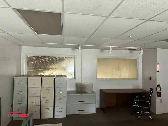 Lot 1-17812 - Lot including (4) 15" width x 52" height x 25" depth, 4-drawer steel file cabinets, (1) 42" width x ...