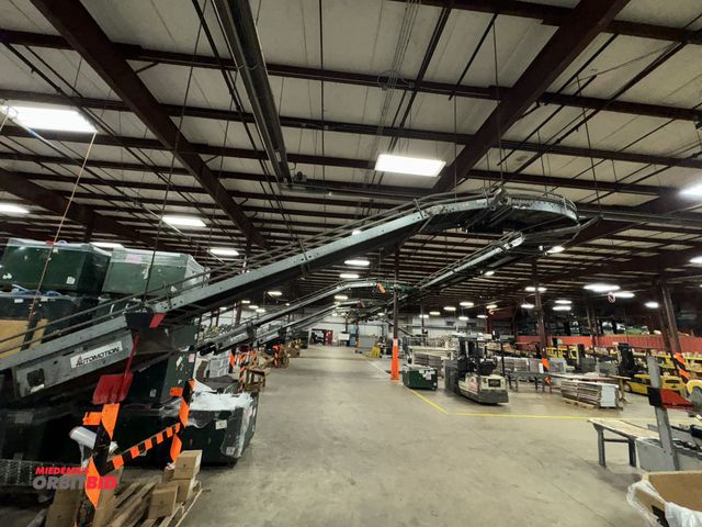 Lot 1-2560 - (1) Automotion 800 linear foot of automation overhead transport conveyor, system is throughout plant...