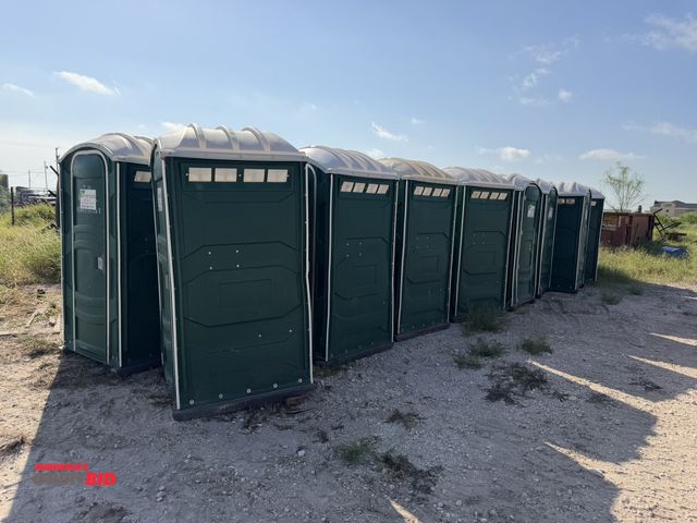 Lot 1-9554 - Lot of approx. (30) Poly John portable toilets, and (2) handicap portable toilets, winning bidder re...