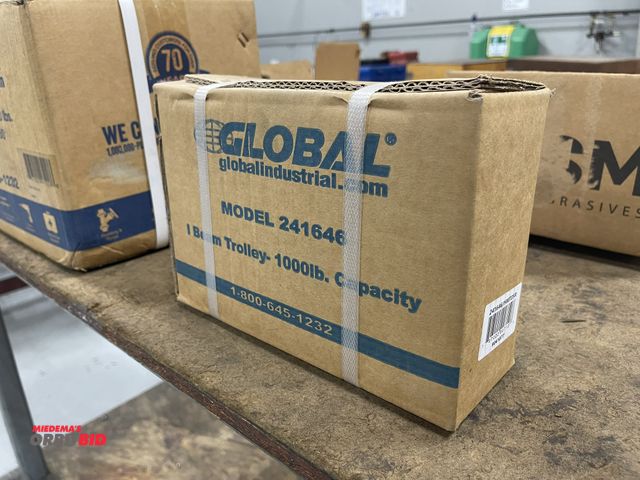Lot 1-19417 - (1) new Global, model 241646, I-beam trolley, 10,000 lb. capacity.