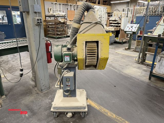 Lot 1-16338 - (1) brand unknown, brush sander with a 2 HP, 230/460V, 3 phase electric motor, unit is disconnected,...