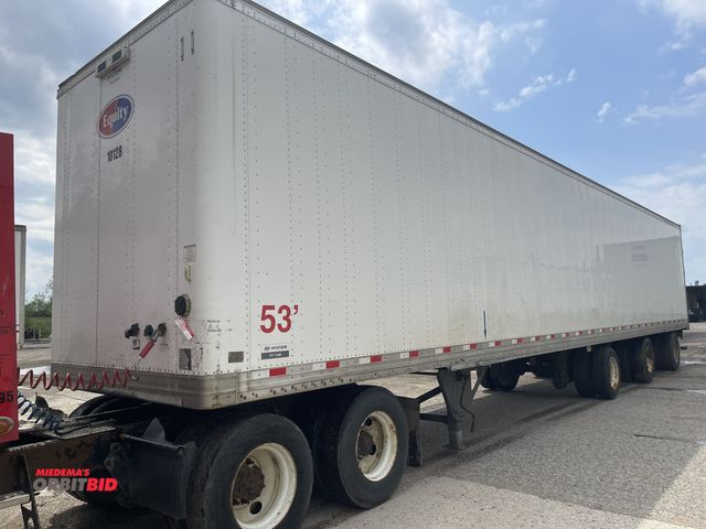 Lot 1-19620 - 2018 Hyundai Translead 53' Hy-Cube Tri-Axle Semi-Trailer 68,000 lb. GVWR, wood deck, metal skirt sid...