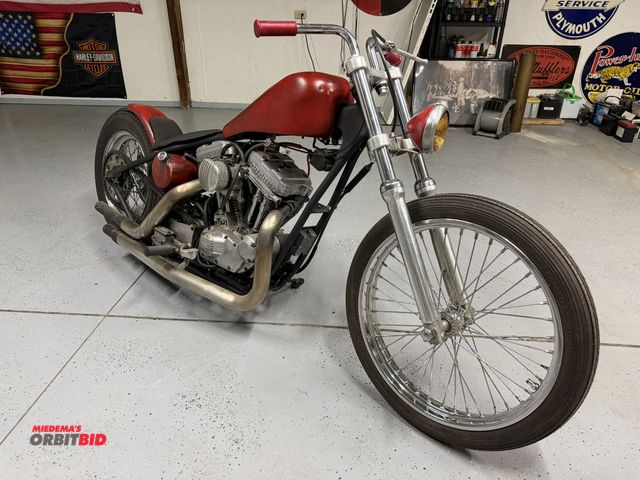 Lot 1-8105 - 1999 Harley Davidson Sportster Bobber assembled title, 1200 cc, air cooled, chain drive, custom pain...