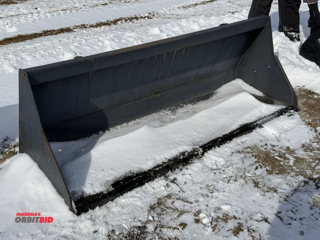 Lot 1-11546 - (1) 72" wide skid steer bucket, bucket has holes for bolt-on cutting edge, does not include cutting ...