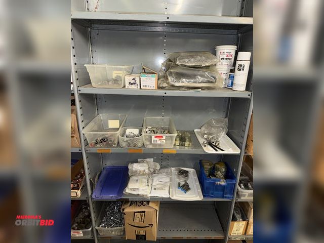 Lot 1-6394 - Contents of (4) shelves, includes assorted Square-D wire connectors, 350 MCM lugs, and more.