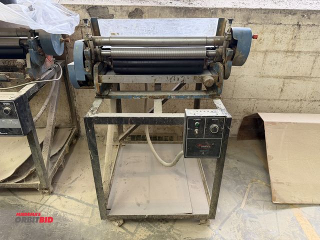 Lot 1-16119 - (1) Schaefer, model 18TLC, cementer machine, S/N 23752, with a Motor Master 20,000 Series speed cont...