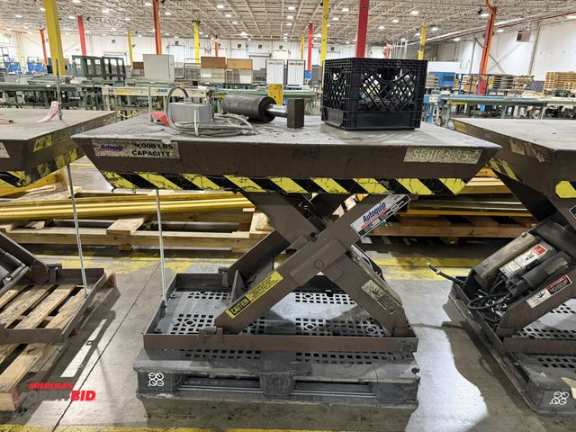 Lot 1-5391 - (1) Autoquip, model 36S40, Series 35, 4000 lb. capacity, 460V, 3 phase hydraulic, heavy duty scissor...