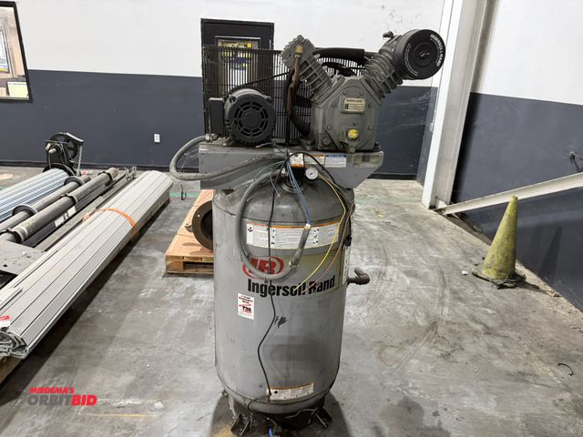 Lot 1-5645 - (1) Ingersoll-Rand air compressor, model 2475N5X2, 80 gallon with a 3 phase, 230V electric motor.