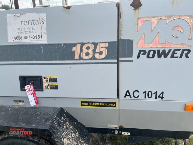 Lot 1-9627 - Multiquip 185 Towable Air Compressor