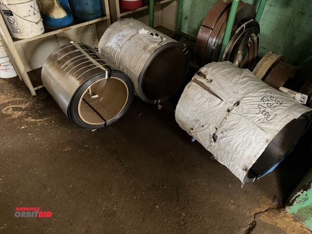 Lot 1-18671 - Lot of 3 rolls of cold roll steel, includes (1) approx. 20" width, and (2) approx. 24" width.
