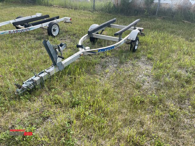 Lot 1-6600 - (1) Triton LXT, single place aluminum jet ski trailer, 2" ball, manual landing gear, hand crank (per...