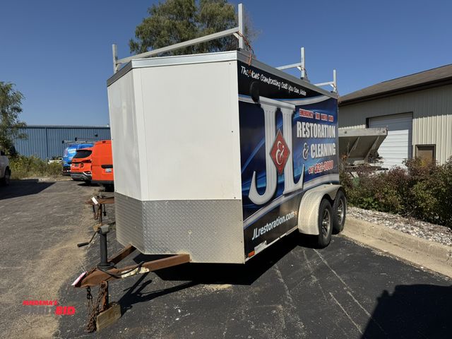 Lot 1-426 - 2017 Legend Mfg. STV6X13TA35 Enclosed Trailer 13' dual axle, passenger side, keyed man entry door, d...