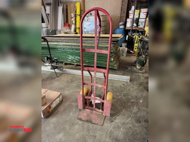 Lot 1-14230 - (1) metal hand truck dolly with pneumatic tires.