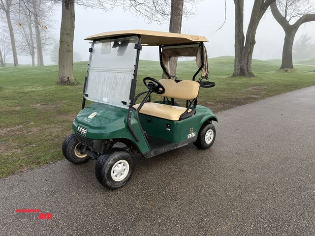 Lot 1-19351 - (1) 2017 E-Z-Go golf cart with a Kawasaki gas engine, model 625111G01,includes canopy, ball cover, c...