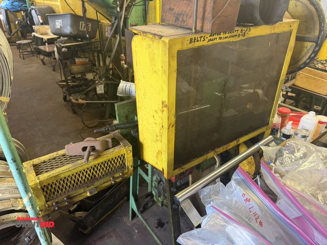 Lot 1-18761 - (1) make and model unknown, 3 phase electric punch press, no other info available, in non-working co...