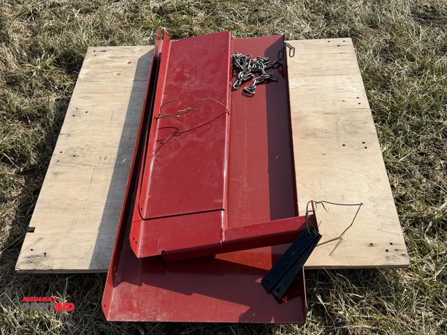 Lot 1-11820 - (1) 19" wide x 48" long extension panels with assorted frame components.