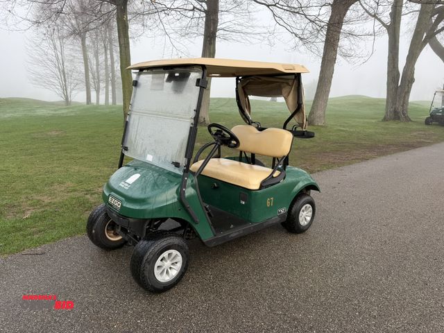 Lot 1-19365 - (1) 2019 E-Z-Go EFI golf cart with a Kawasaki gas engine, model 657061G01, includes canopy, fold-dow...