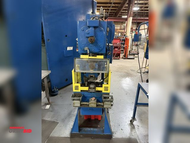 Lot 1-18906 - (1) Clearing 22-ton press machine, Stroke-O-Slide 2" adjustment of slide 2", shut height 9 1/4", 120...