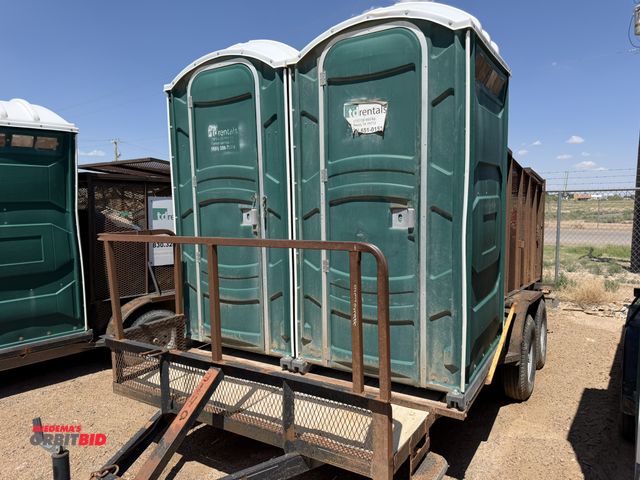 Lot 1-18355 - 2012 Assembled Trash / Porta John Trailer